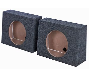 QPower QTW12 Single 12" Sealed Car Audio Subwoofer Subbox Enclosure Pair