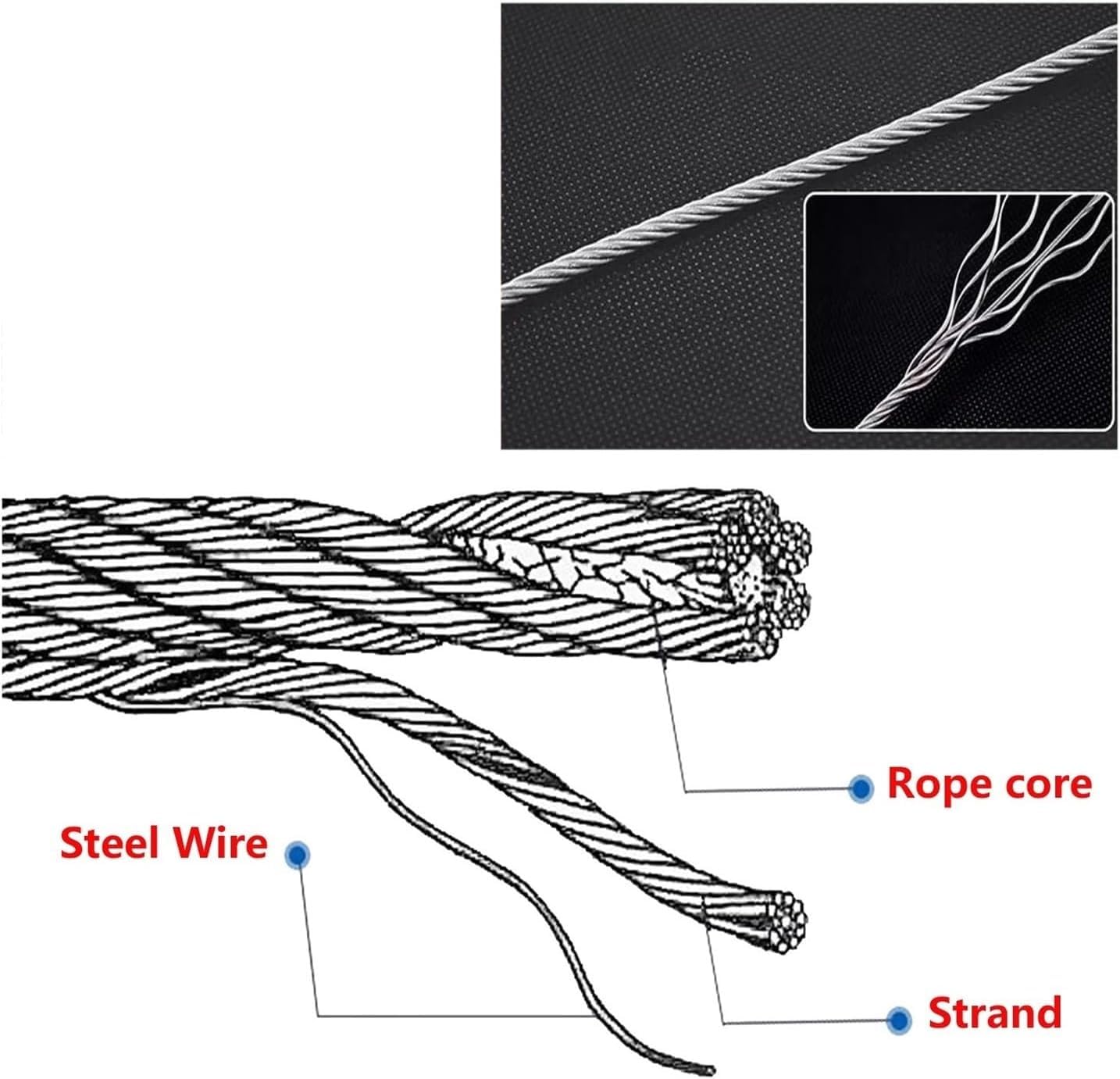 Siatka linowa ze stali nierdzewnej, wytrzymała ochrona bezpieczeństwa dla drobiu, boisk piłkarskich, ogrodów i gospodarstw rolnych - trwałe rozwiązanie do ogrodzenia zewnętrznego
