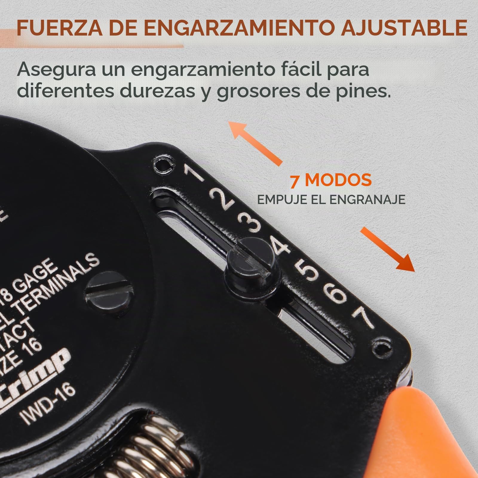 iCrimp Deutsch IWD-16 - Herramientas de crimpado de barril sólido, incluye inserción y extracción, compatible con kit de conectores DT