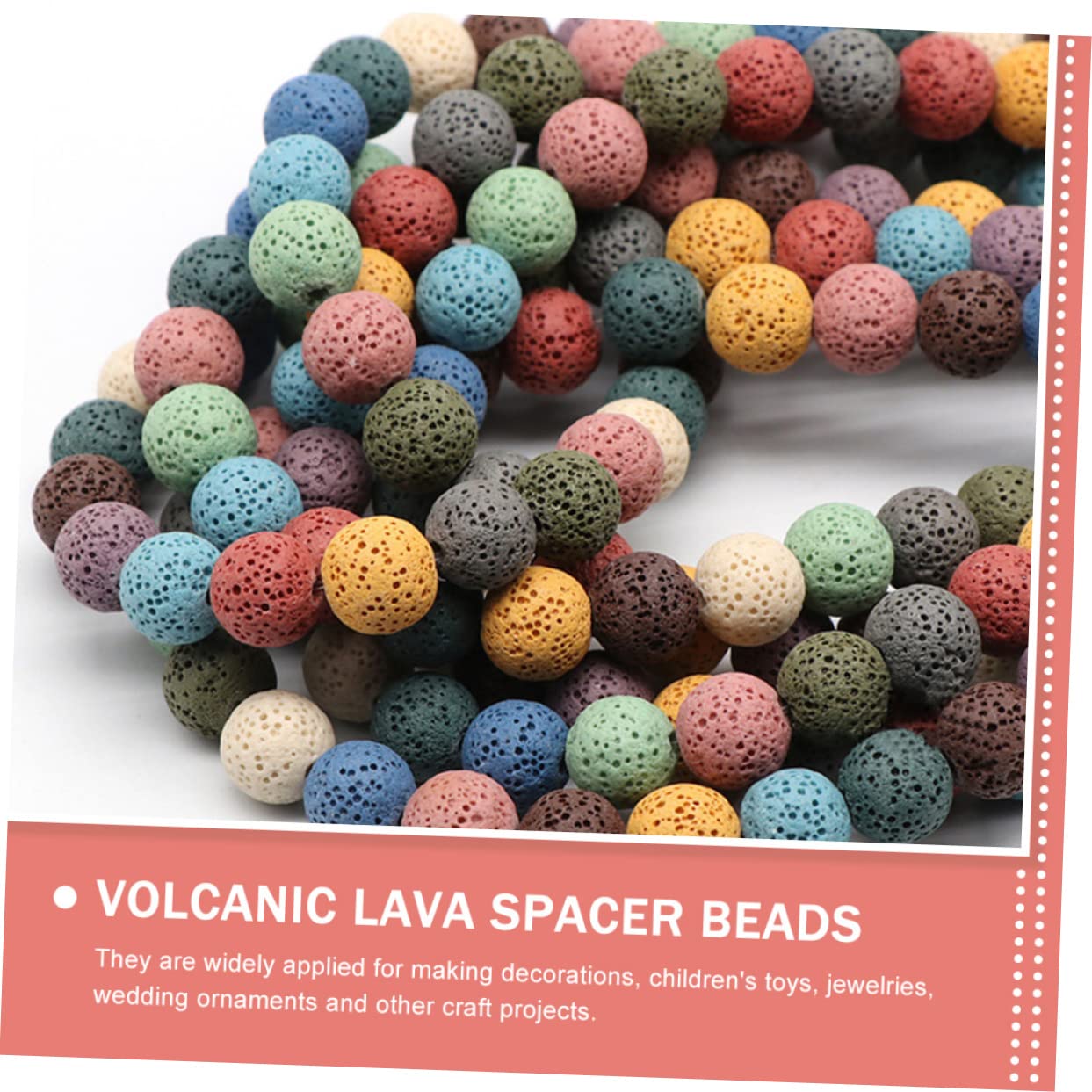 EXCEART 200piezas Abalorios De Para Cuentas Sueltas Para Manualidades y Decoración Para Pulseras y