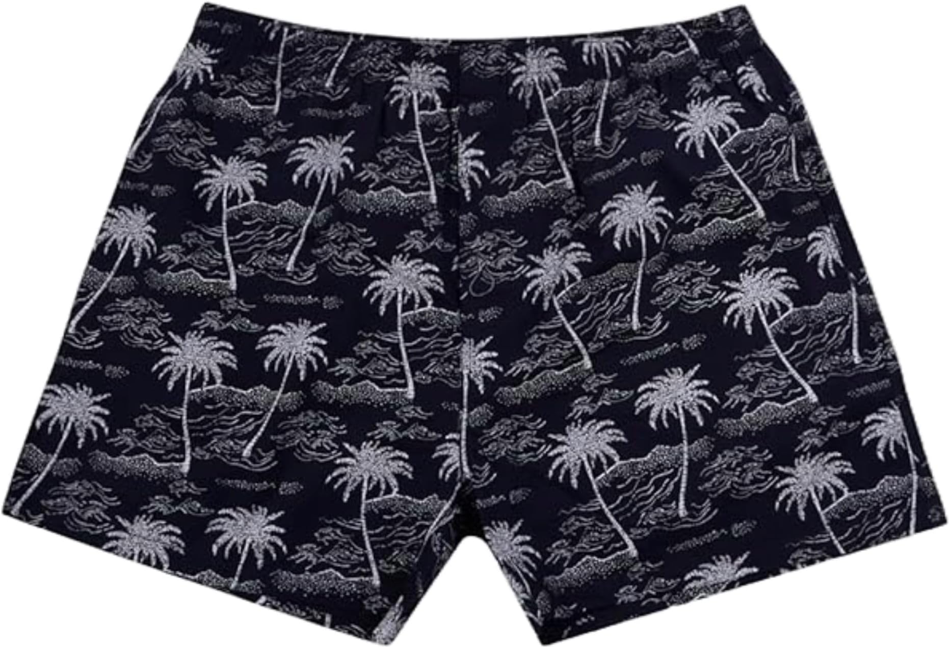 BIG HELLO – THE PLUS LIFE Men's Premium Cotton Printed Boxer Shorts Plus Size-Black