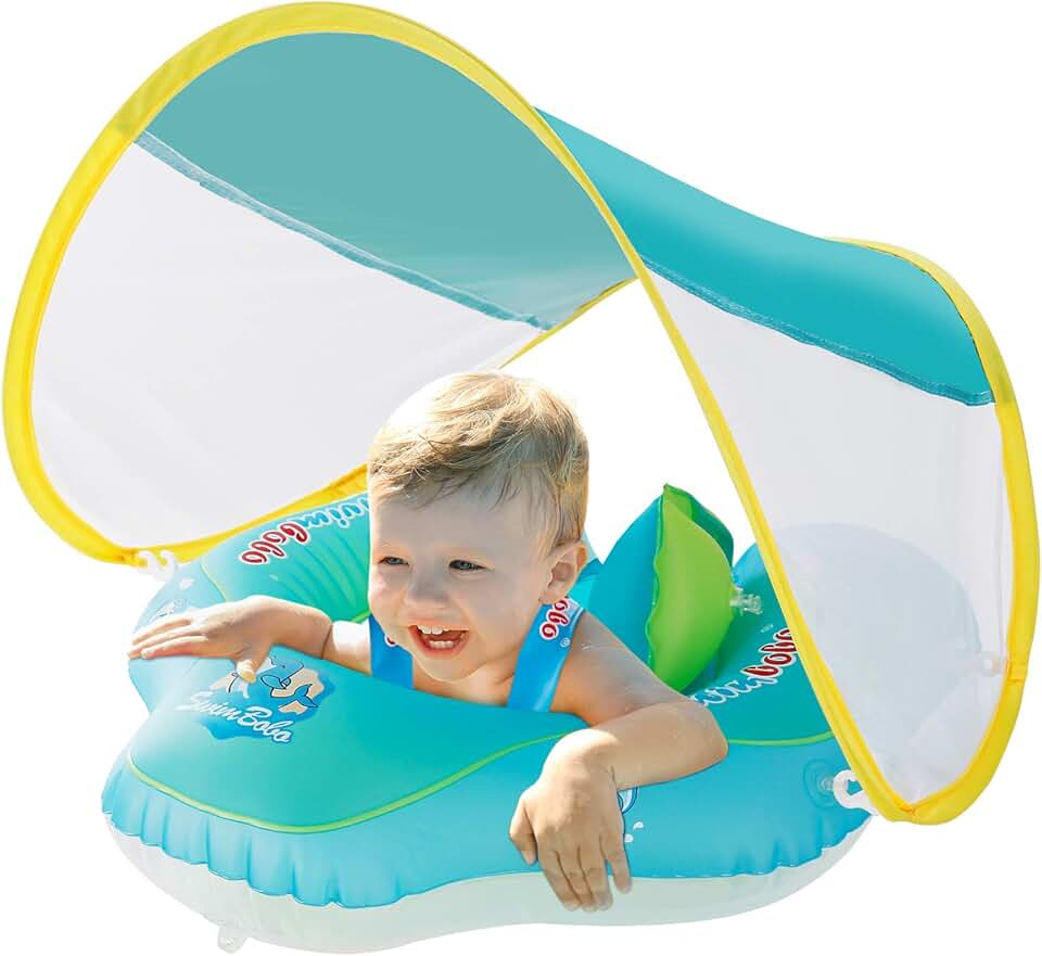 baby pool floats with canopy