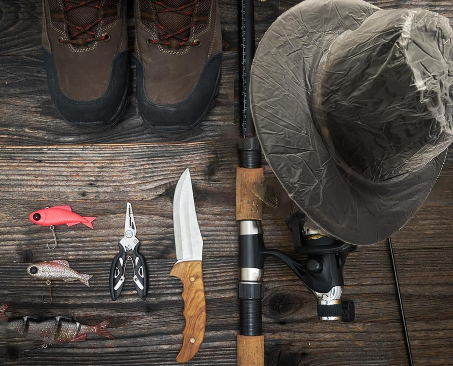 4 Pack Cowboy Hat Rain Cover Plastic Hat Protectors for Men's Rain Hat Storage - Image 6