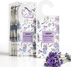 MYARO 12 Packs Lavender Hanging Closet Air Freshener Long Lasting Drawer Deodorizer Smell Good Potpourri Scented Sachet for Home House