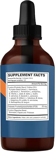 Miniatura 3 de Probióticos para perros – Probióticos para perros para la diarrea – Enzimas digestivas naturales para alivio de malestar estomacal + gases, salud