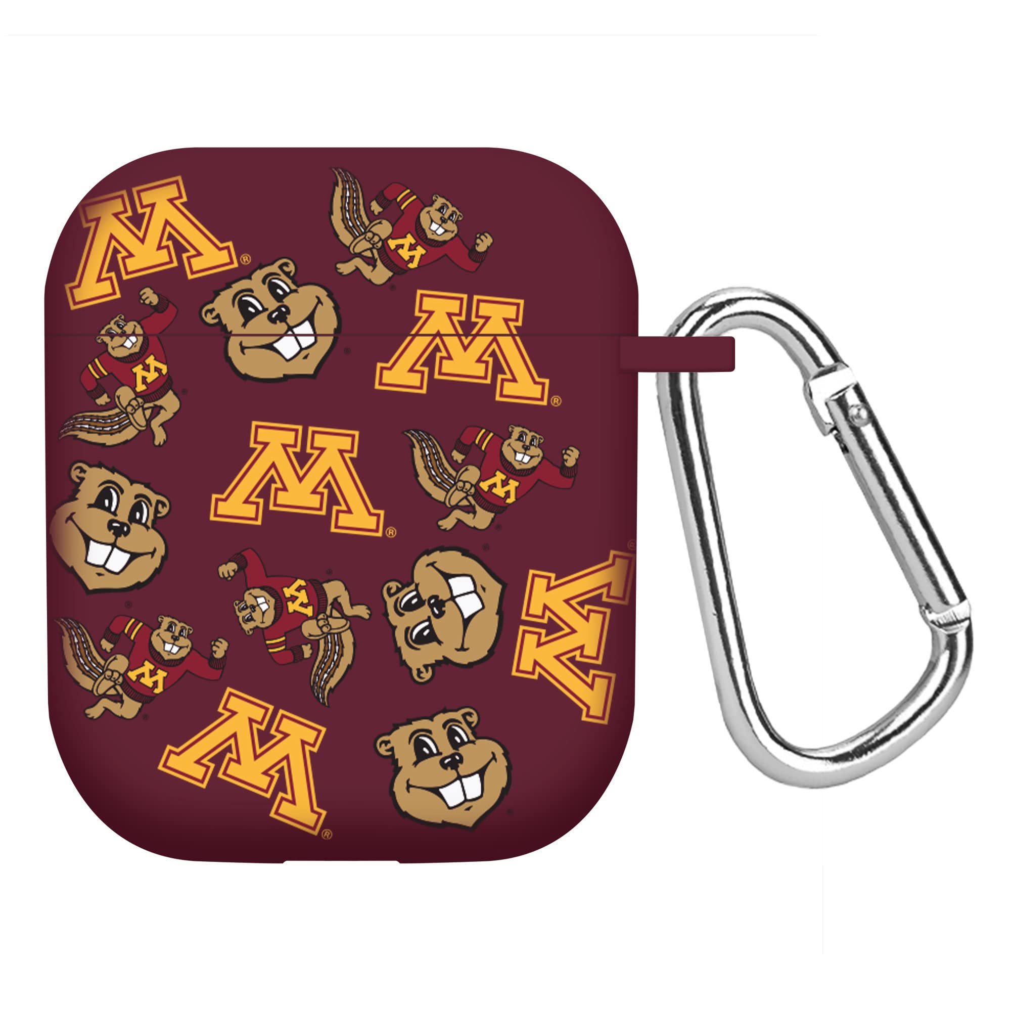 AFFINITY BANDS Minnesota Golden Gophers HD Case Cover Compatible with Apple AirPods Gen 1 & 2 (Random)