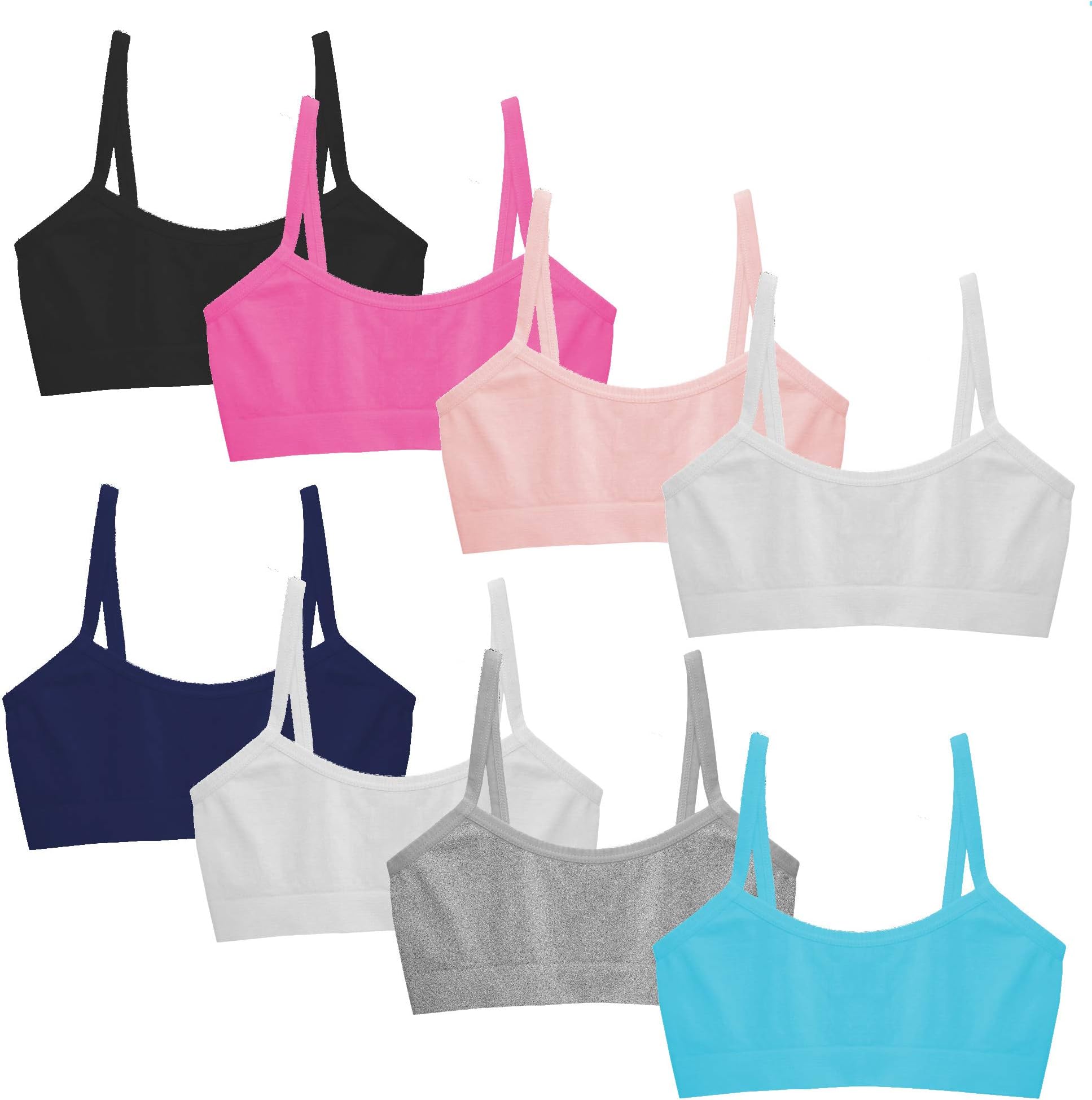 Popular Girls Seamless Training Bra - Crop Sports Bra Pack