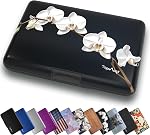 TopMost RFID-Blocking Aluminum Wallet Credit Cards Holder for Men & Women - Slots for 12 Cards and Bills