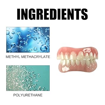 2025 Full Denture Set, Silicone Reline Denture Set, Denture Reline Kit,Premium Denture, Natural-Looking Teeth, Soft & Comfortable
