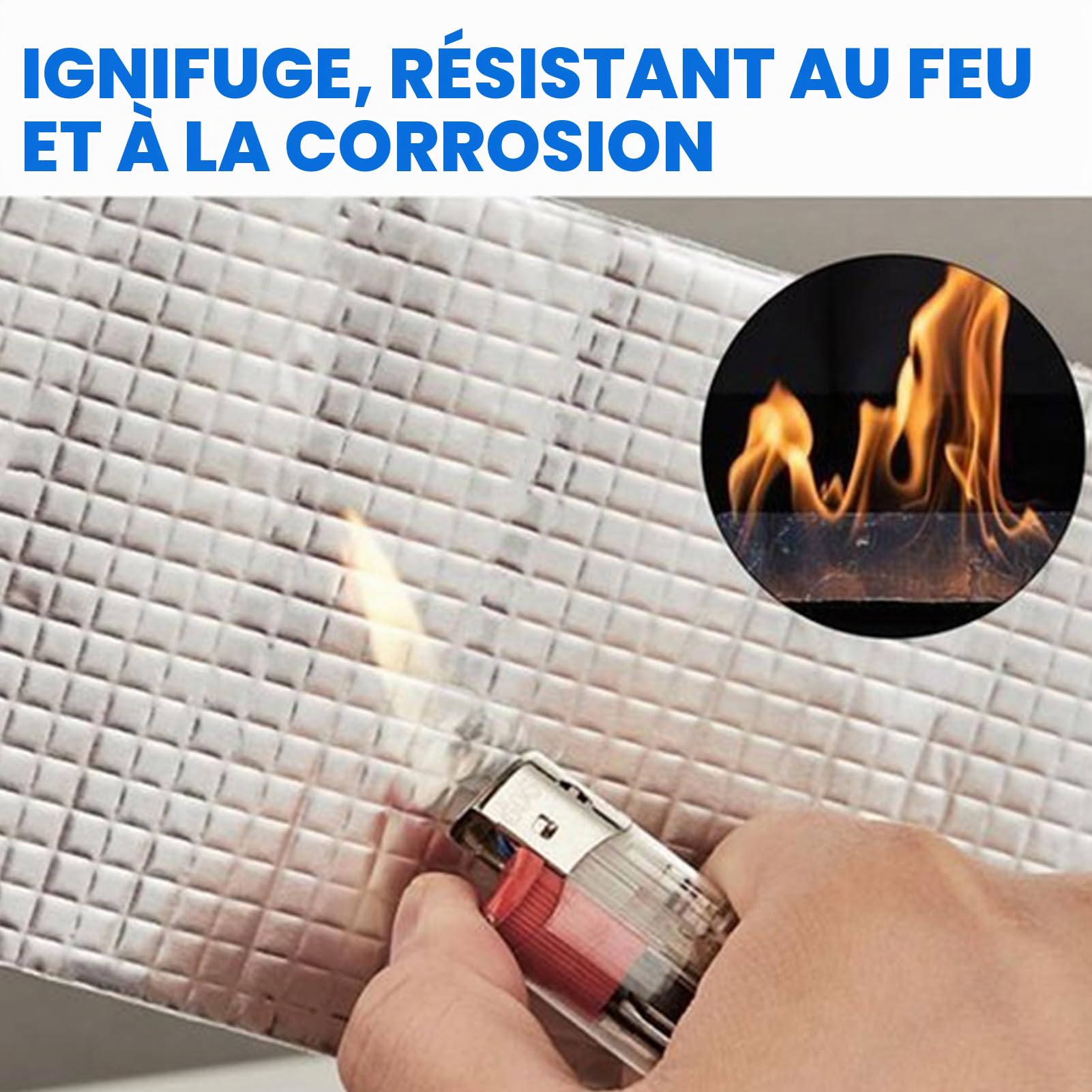Ruban d'étanchéité en butyle 5 cm x 5 m Argenté