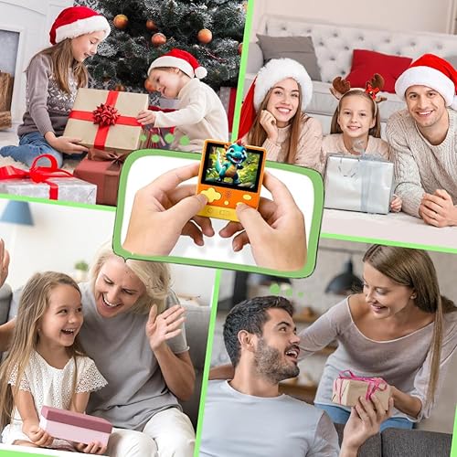 Miniatura 7 de Consola de juegos portátil, consola de juegos retro de mano 319+ juegos clásicos FC, pantalla de 2.5 pulgadas, mini consola de juegos de mano,