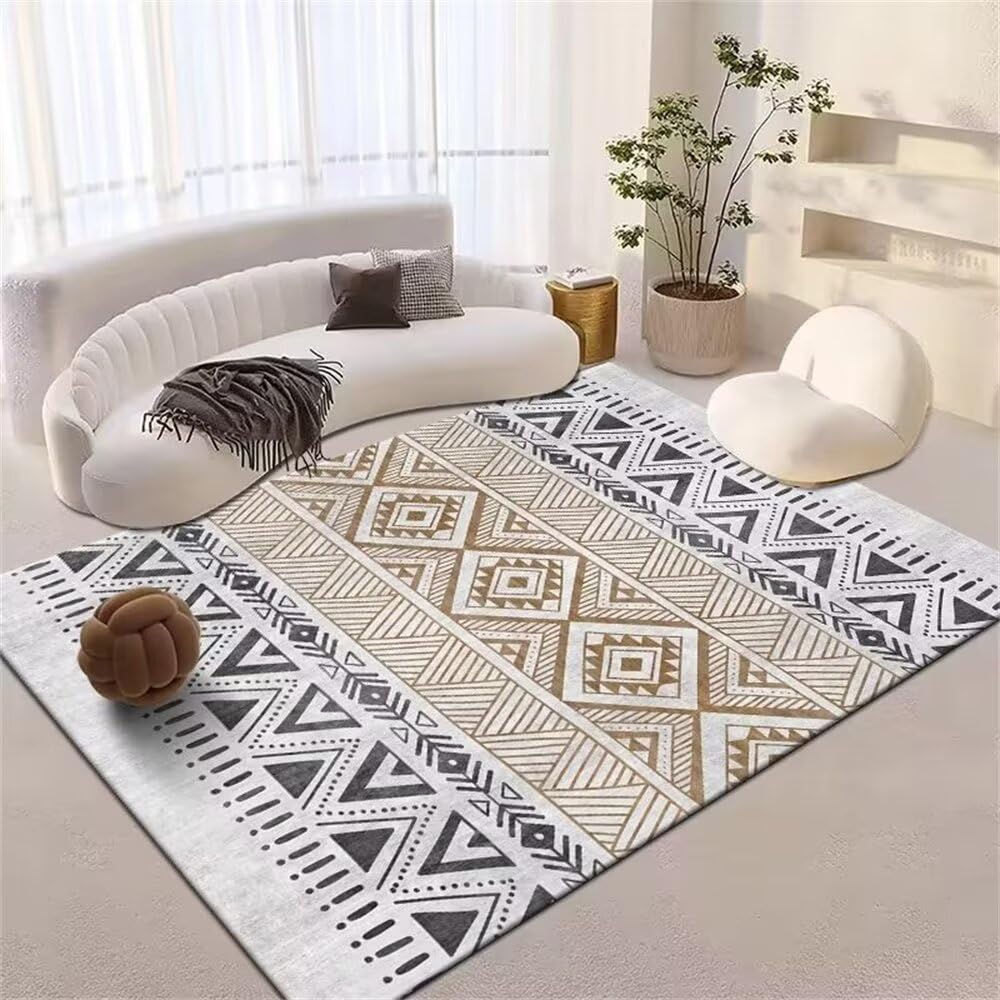 Alfombra pasillo antideslizante grigio 60x90cm geométrica