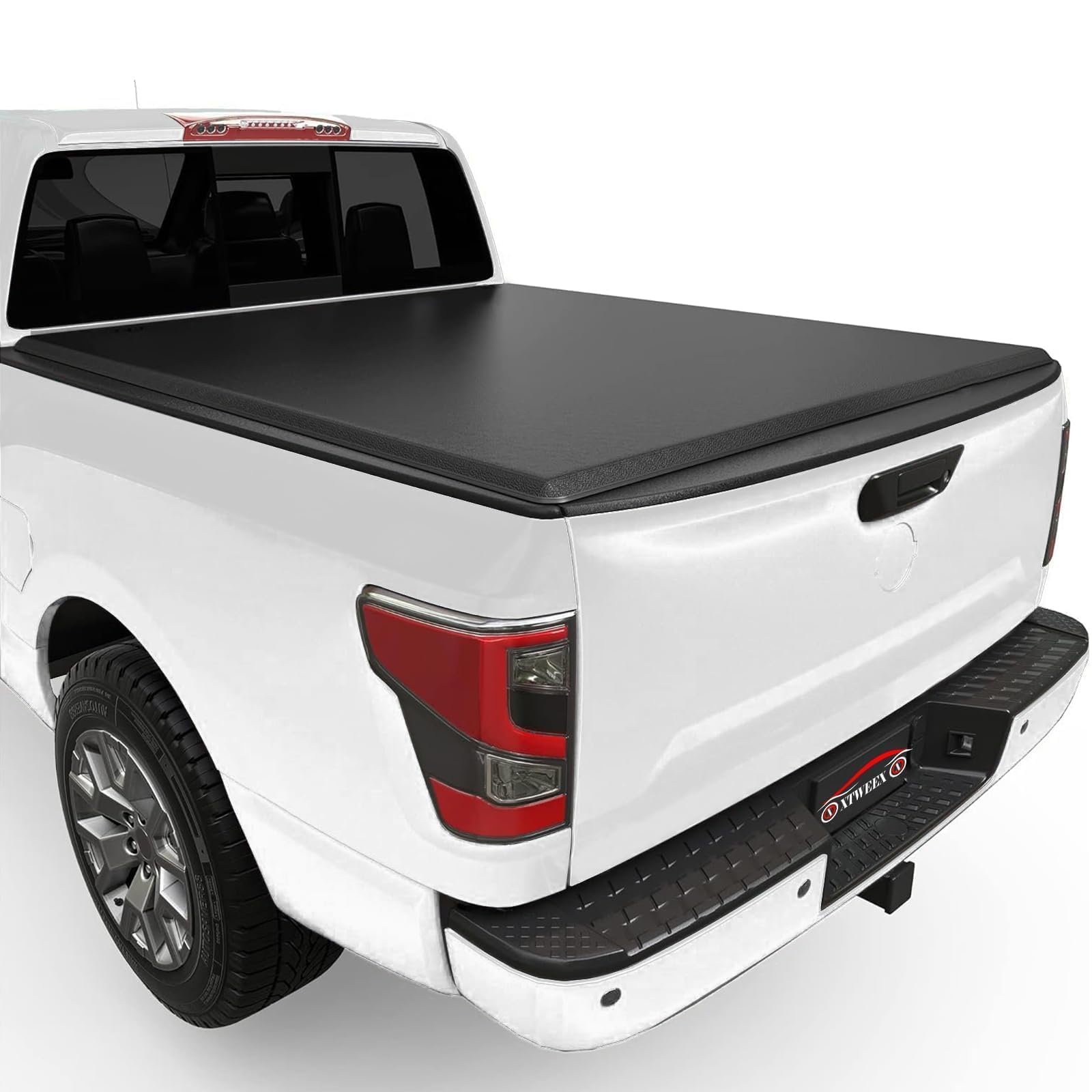 XTWEEX Soft Roll Up Truck Bed Tonneau Cover Fits for 2005-2026 Nissan Frontier 6.1 FT Bed Black(with or Without Utilitrack)