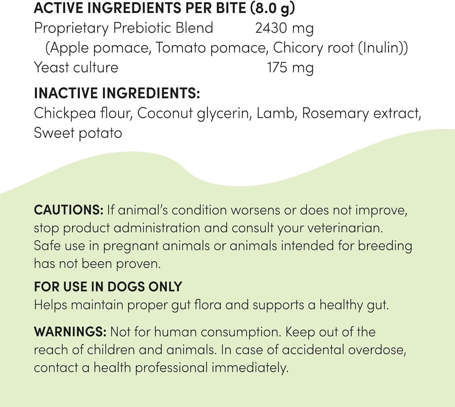 Crumps' Naturals Gutsy-Balance Bites 10oz/284g, Dog Treats,Supplements