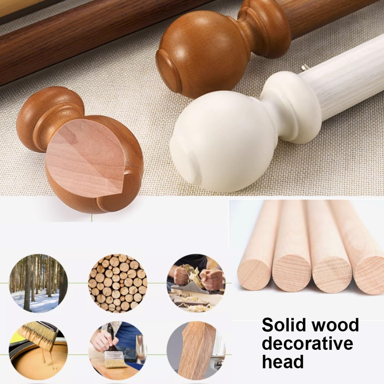 Wytrzymałe karnisze z drewna 40 cm, podwójne, aluminiowe, zestaw szyn do zasłon sufitowych z cichymi prowadnicami do przegród pokojowych w salonie, sypialni i szpitalu