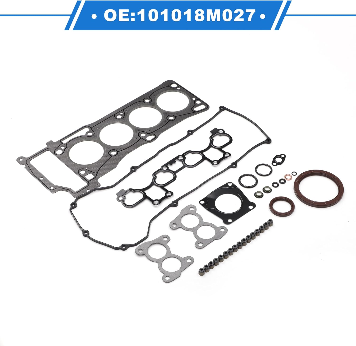 1 Set Cylinder Head Gasket Kit for NISSAN Engine.QG16 Efficiency Seal Metal Rubber Engine Valve Gasket Set