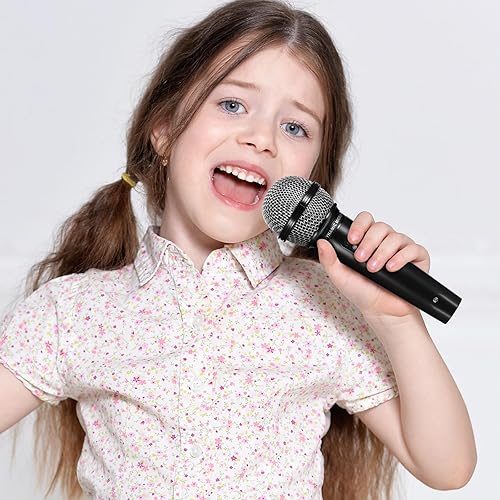 Miniatura 6 de NUOBESTY Microphone for Kids, 6.4" Fake Toy Microphones for Toddler Plastic Pretend Play Mic Prop Toys for Halloween, Christmas, Party Favors, Kid