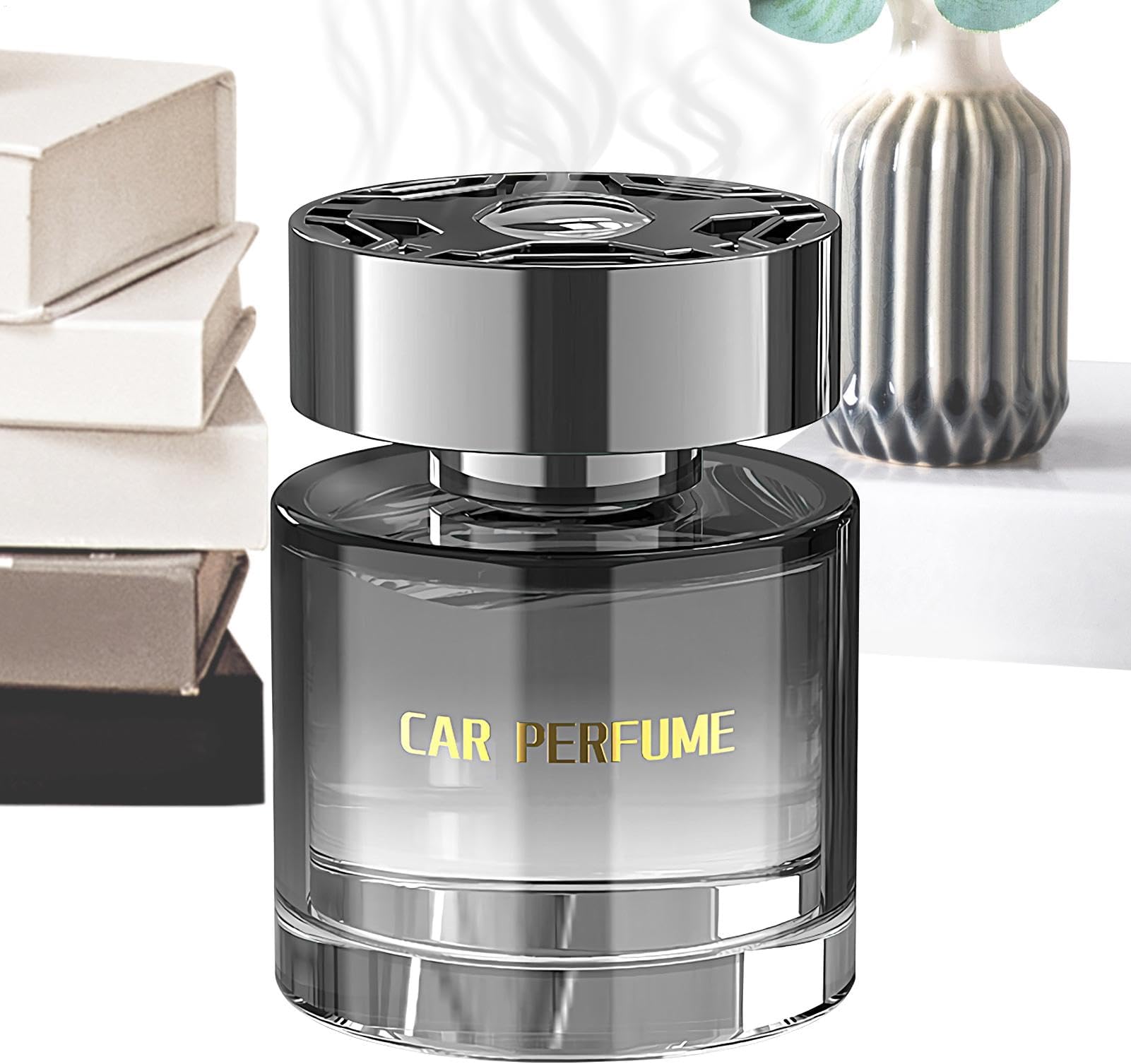 Car Perfume Air Freshener, 110ml Aromatherapy Diffuser for Car Cup Holder, Odor Removal Fragrance Vehicle Ornament for Refreshing Air for Boyfriend, Girlfriend
