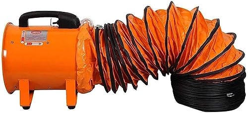 Miniatura 2 de ALIKKA Extractor industrial de 8101216 pulgadas, ventilador de ventilación de taller de escape comercial, extractor de humo de polvo portátil con