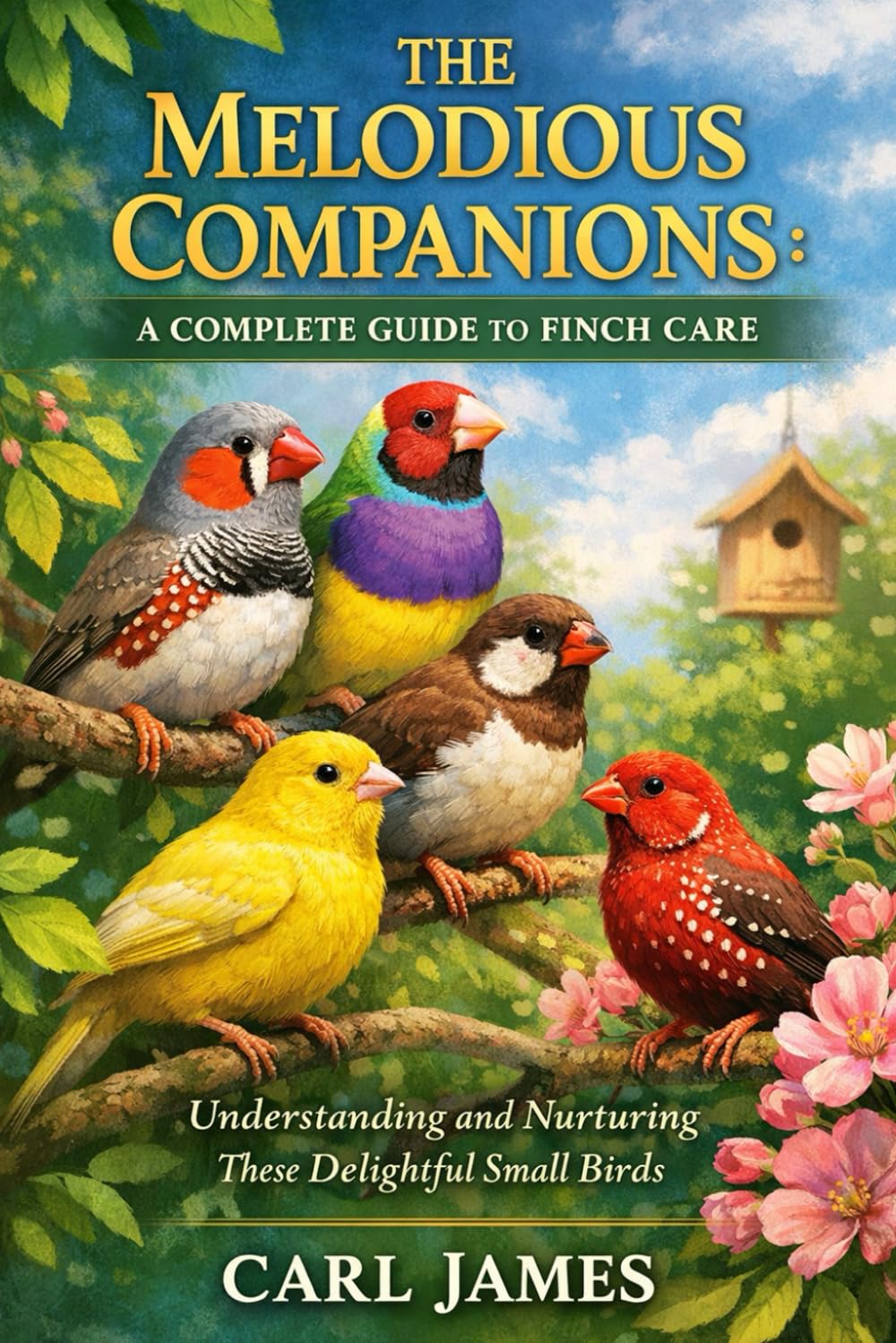 THE MELODIOUS COMPANIONS: A COMPLETE GUIDE TO FINCH CARE: Understanding and Nurturing These Delightful Small Birds