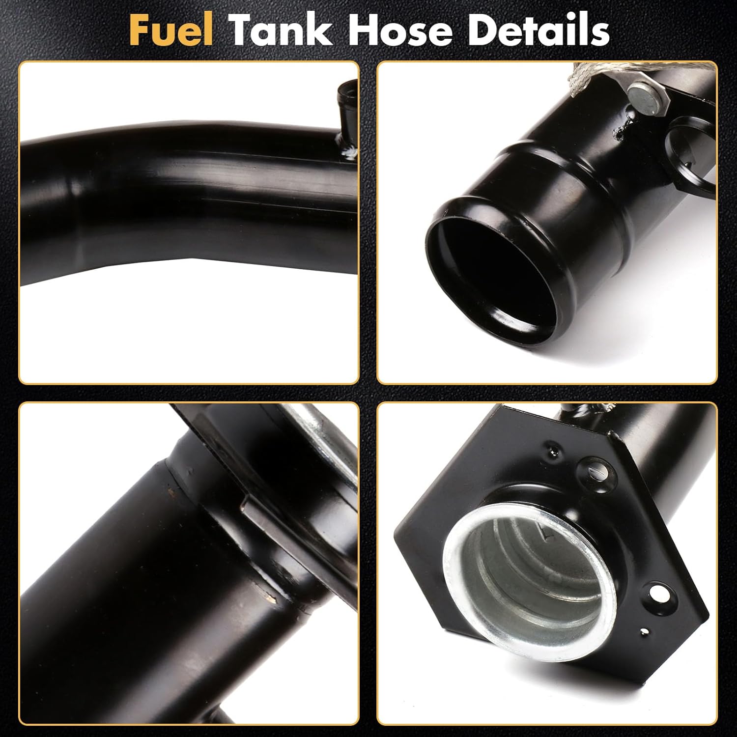 Gas Tank Fuel Filler Neck Hose Pipe Tube for Chevrolet C1500 4.3L 1988-1996 for Chevrolet C1500 5.0L 1988-1997 for Chevrolet C1500 5.7L 1988-1997 for Chevrolet C1500 7.4L 1990-1993