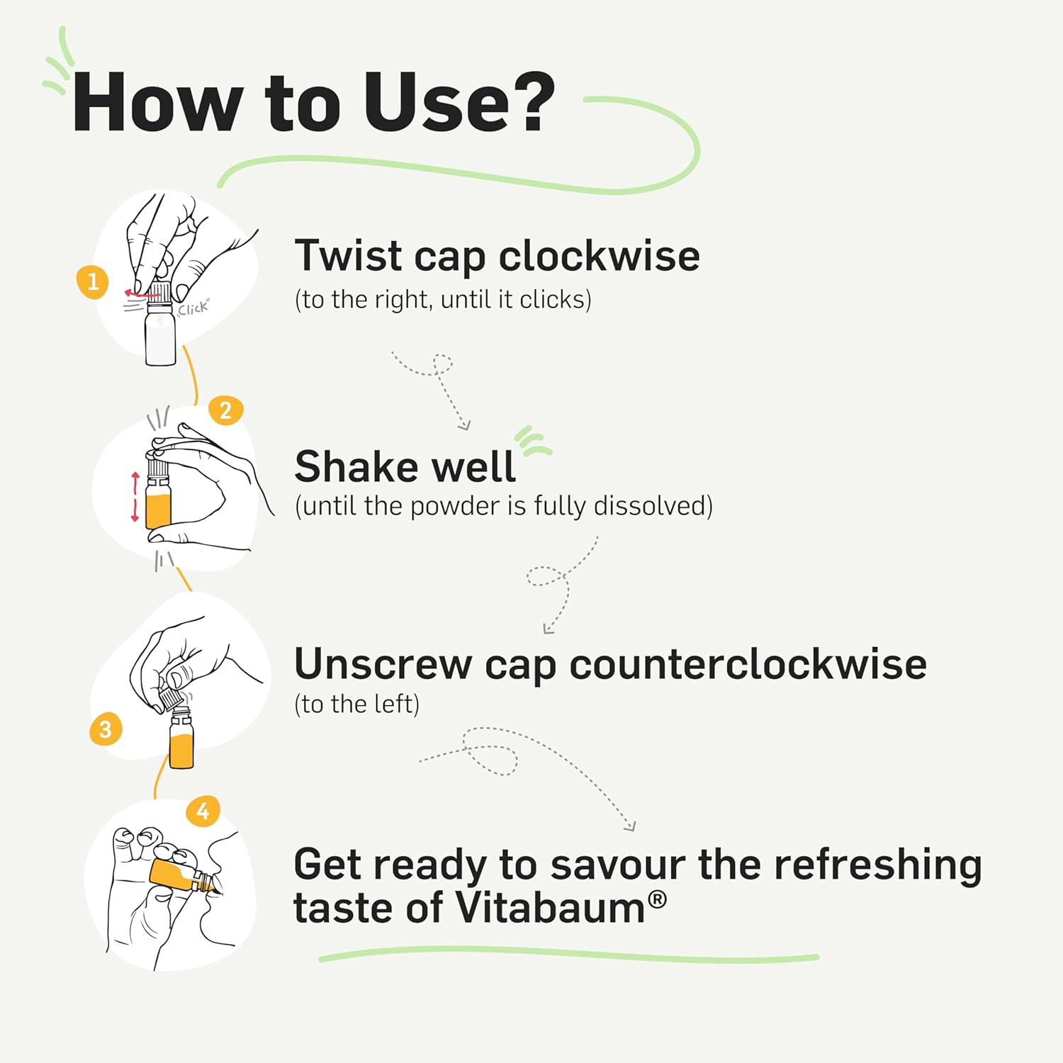 Vitabaum B12 + B-Complex - with 8 Essential B Vitamins - High Dose B12 - Supports Immune Health & Metabolism - 30 Vials - 0.34 fl.oz Serving - Twist and Mix System™ for Fast Absorption - Vegan