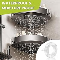 Vista 5 de Cinta adhesiva de doble cara resistente, cinta adhesiva nano extraíble de doble cara, cinta de montaje transparente para colgar cuadros, tiras