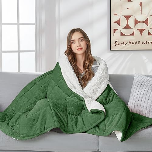 Vista 492 de yescool Manta con peso para niños (5 libras, 36 x 48 pulgadas, color rosa) Manta pesada refrescante para dormir, perfecta para 40-60 libras, manta