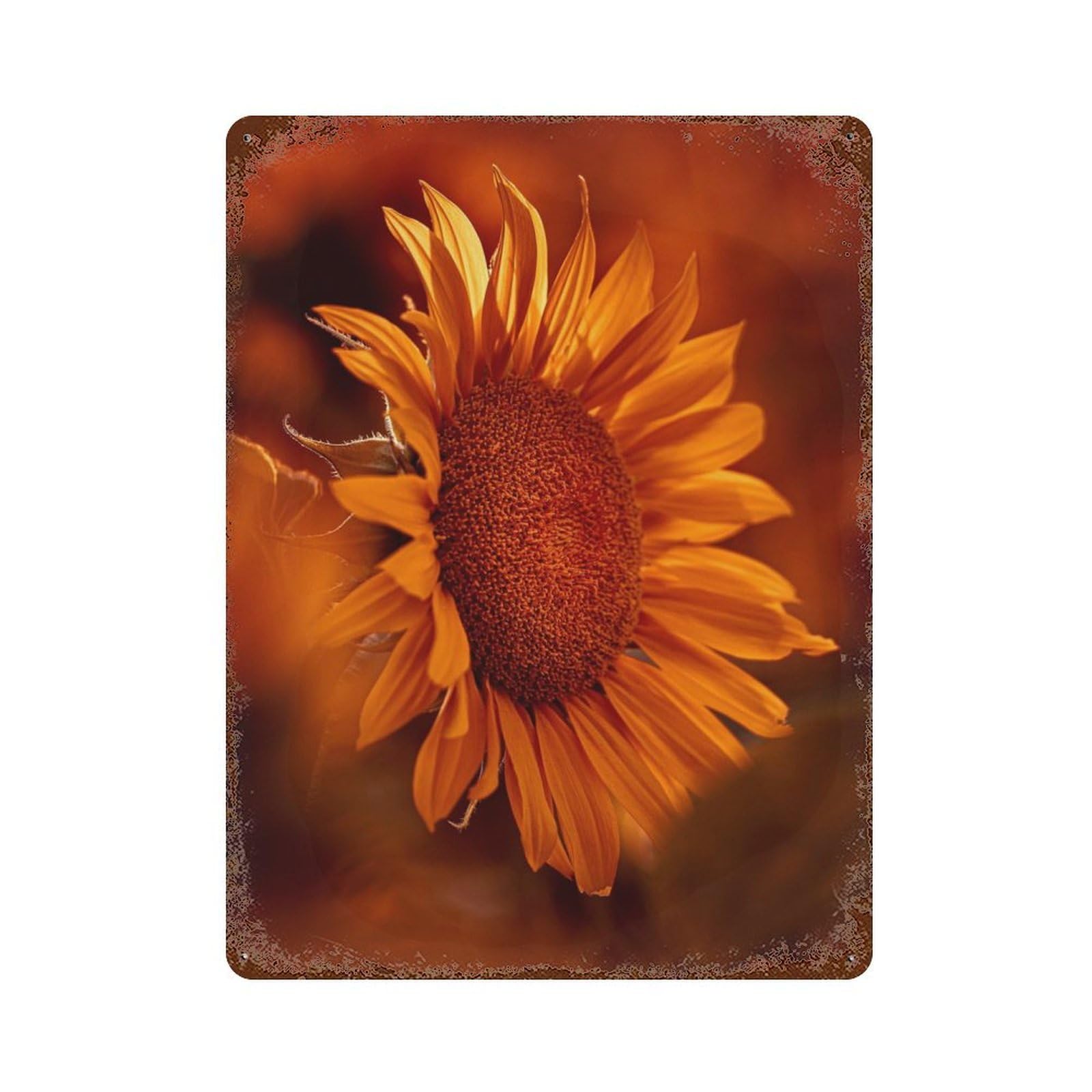 Garage Style Glow Weathered Tin Sign 15.7"x11.8", Classic Wall Plaque for Bar And Workshop
