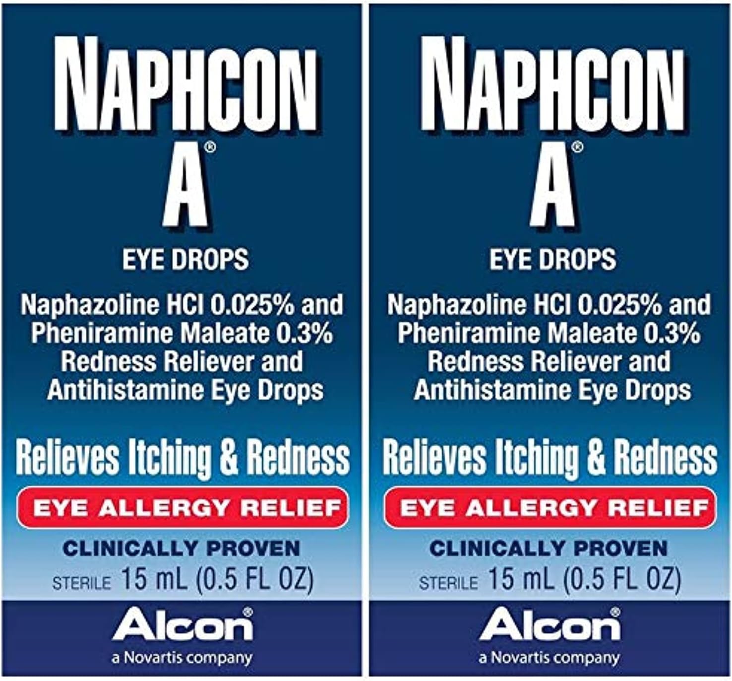 Naphcon-A Eye Drops, 15-mL,2 Count