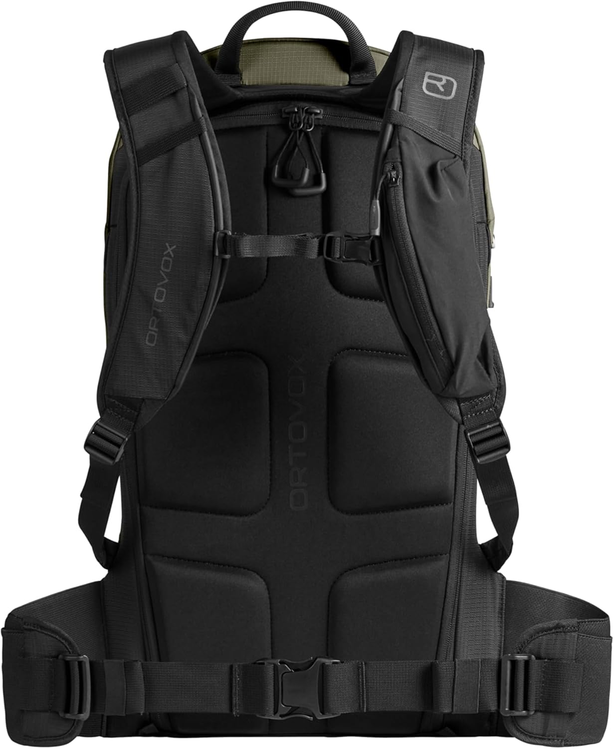 Ortovox Free Rider 22L Freeriding Ski Touring Backpack for Skiing, Snowboarding and Backcountry Sports - Dark Wild Herbs - 22 Liter