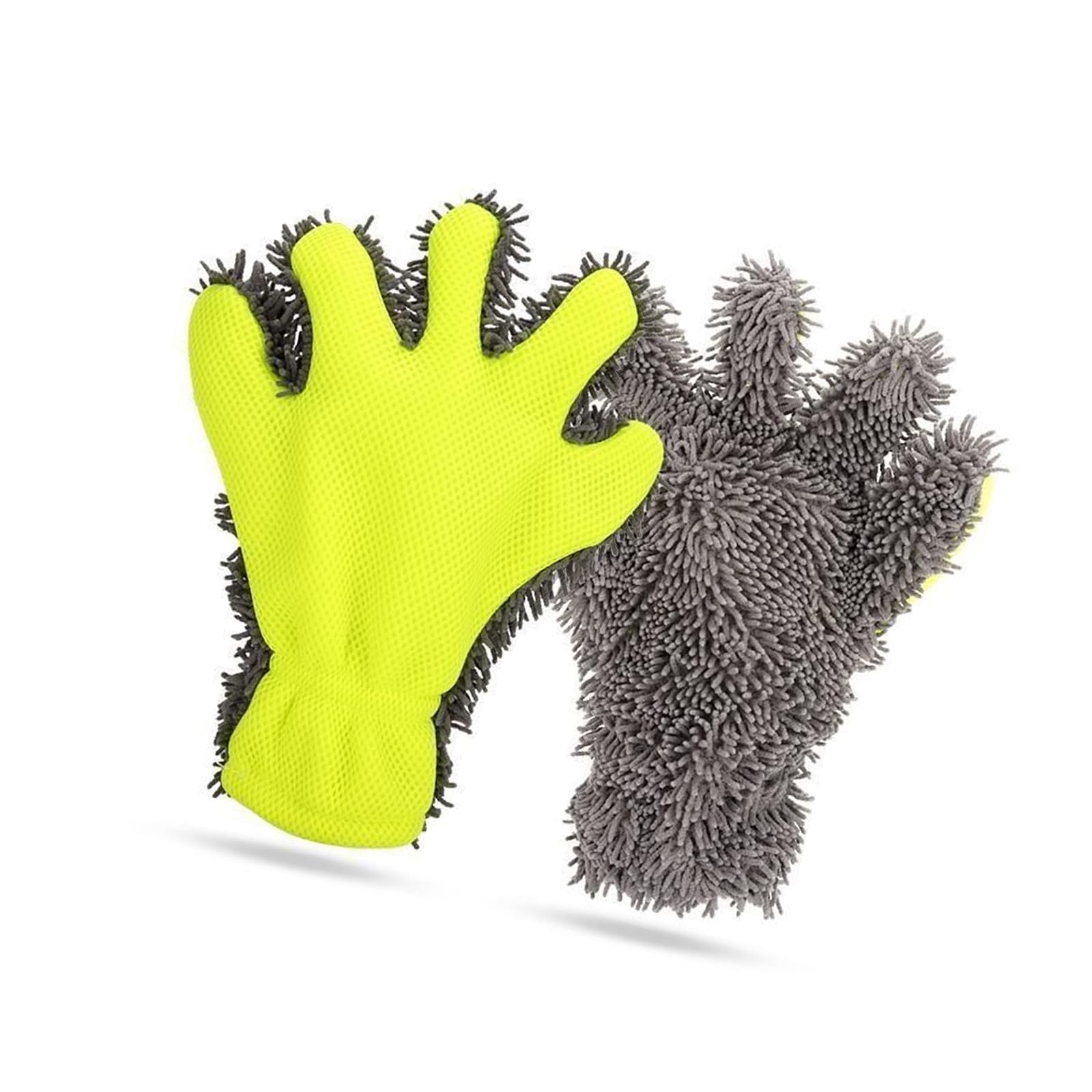 KMGDM Advanced Chenilles Wash Mitt with Enhanced Water Absorption and Features Car Washing Gloves Fleece Auto Detailing Mitts