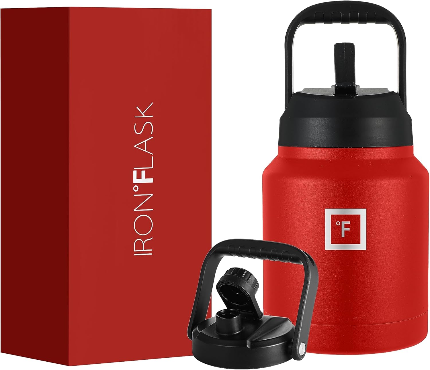 IRON °FLASK Sports Water Bottle Gallon Series 2 Lids