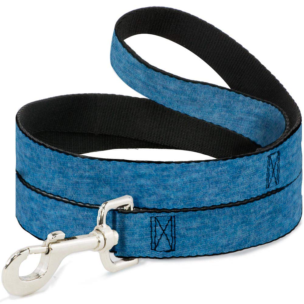 Laisse pour chien Buckle-Down bleu chiné pour contrôler sans serrer