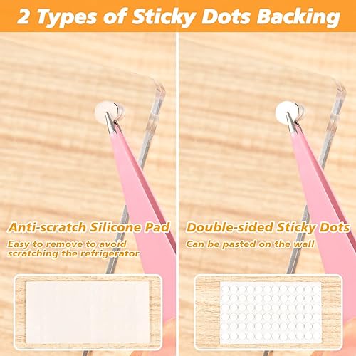 Miniatura 3 de Paquete de 12 marcos magnéticos de acrílico para nevera, marcos polaroid magnéticos para fotos, marco Instax Mini, transparente, 2.36 x 3.54 pulgadas