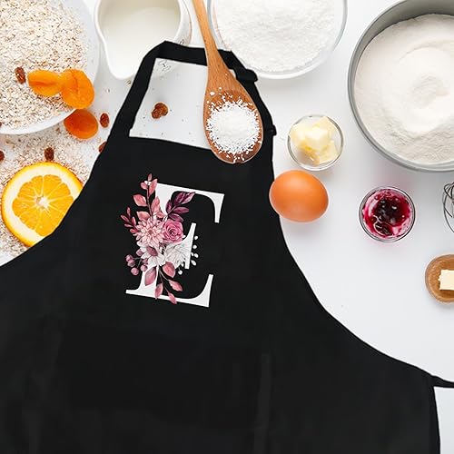Miniatura 4 de Delantales personalizados para mujer con bolsillos, bonitos delantales para mujeres de chef para hornear, regalos de cocina para cumpleaños de mamá