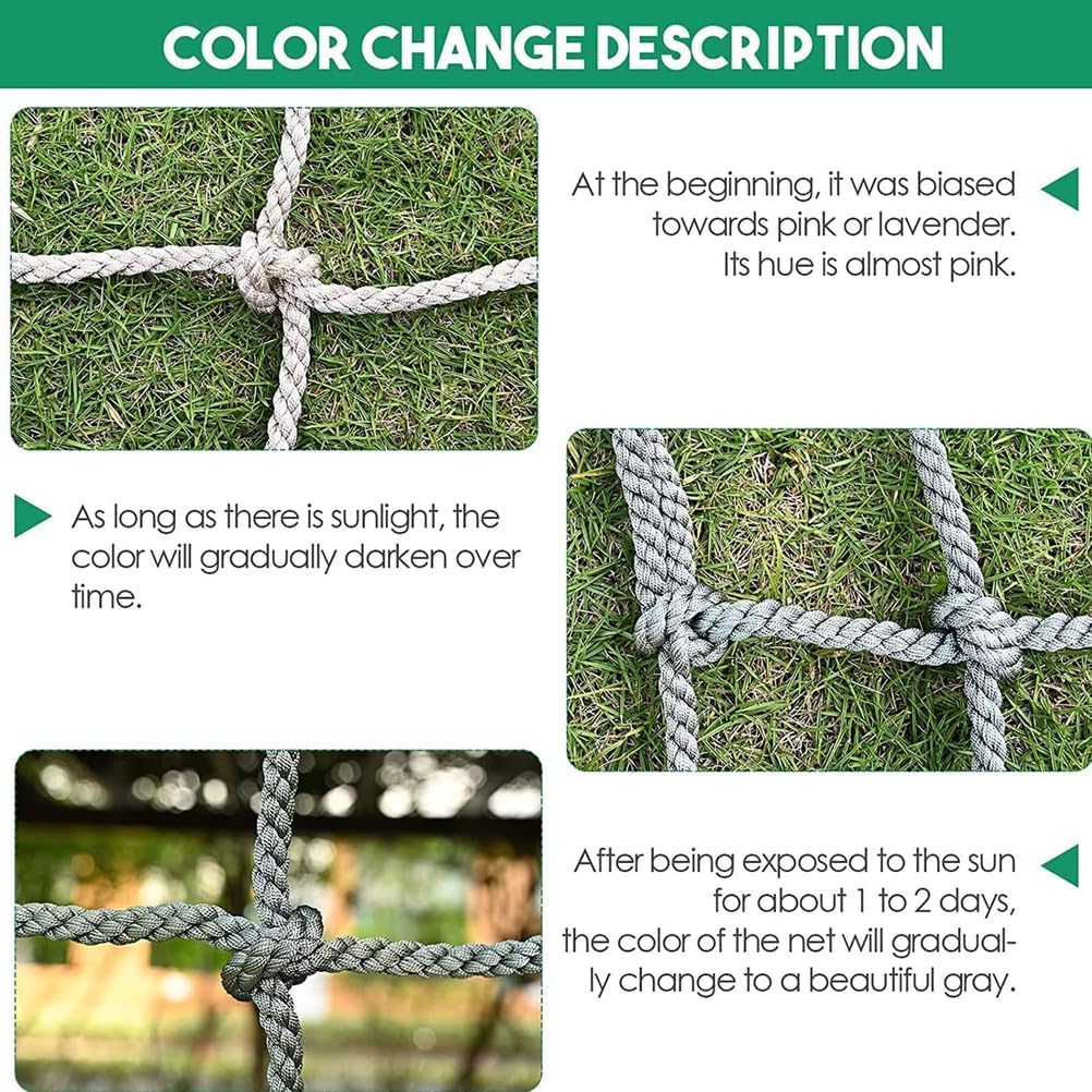 Climbing Safety Net for Kids & Pets, 2x5m (6.6x16.4ft) Balcony, Truck Trailer & Tree House Protection – Durable Outdoor Safety Solution