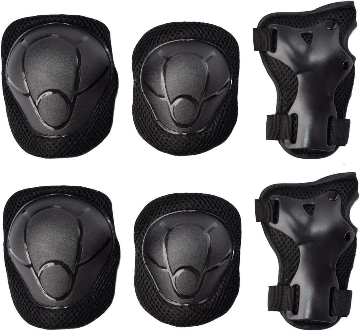 Knee Pads for Kids Knee and Elbow Pads Wrist Guards Toddler Protective Gear Set for Skateboarding Skating Inline Roller Cycling Bike Rollerblading Scooter Pads