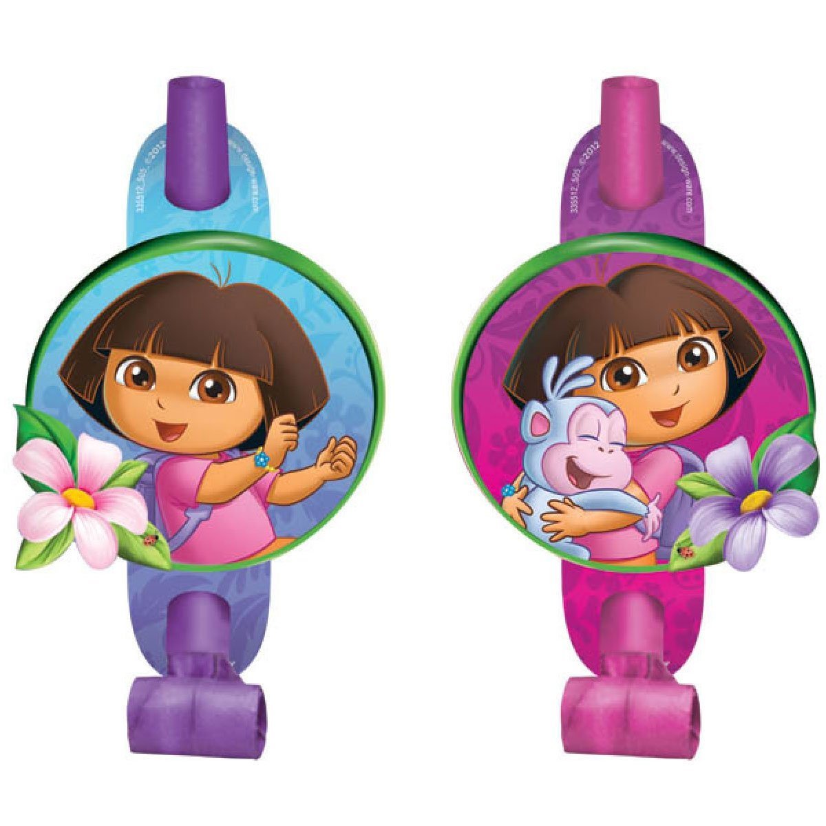 Amscan 335512 Blowouts Dora's Flower Adventure Collection 8 pcs Party Accessory