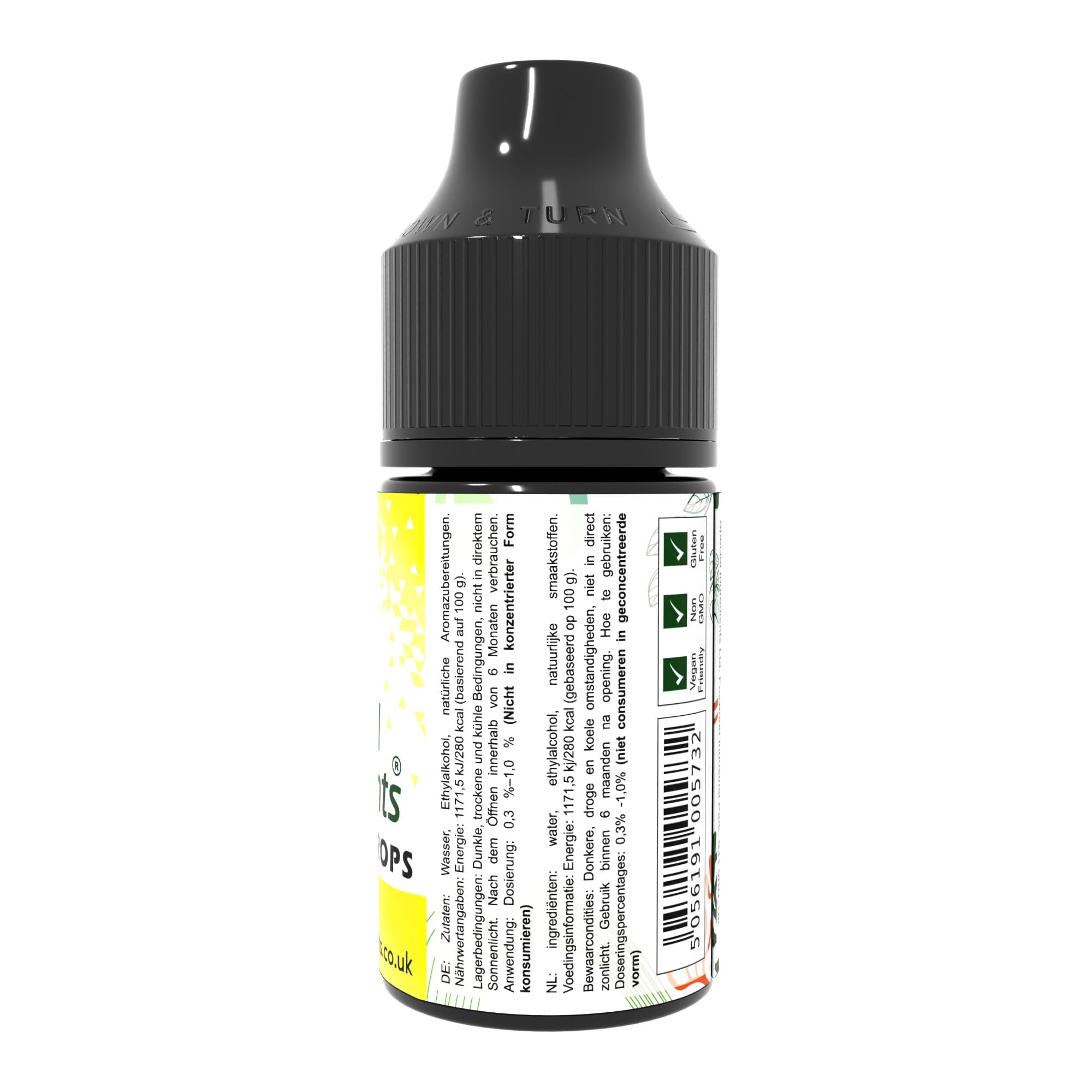 Special Ingredients Flavour Drops Lemon, 1 L | Zitrone-Geschmackstropfen, Lebensmittelaroma, Vegane Geschmackstropfen, Für Backen, Speisen und Getränke, Zuckerfrei