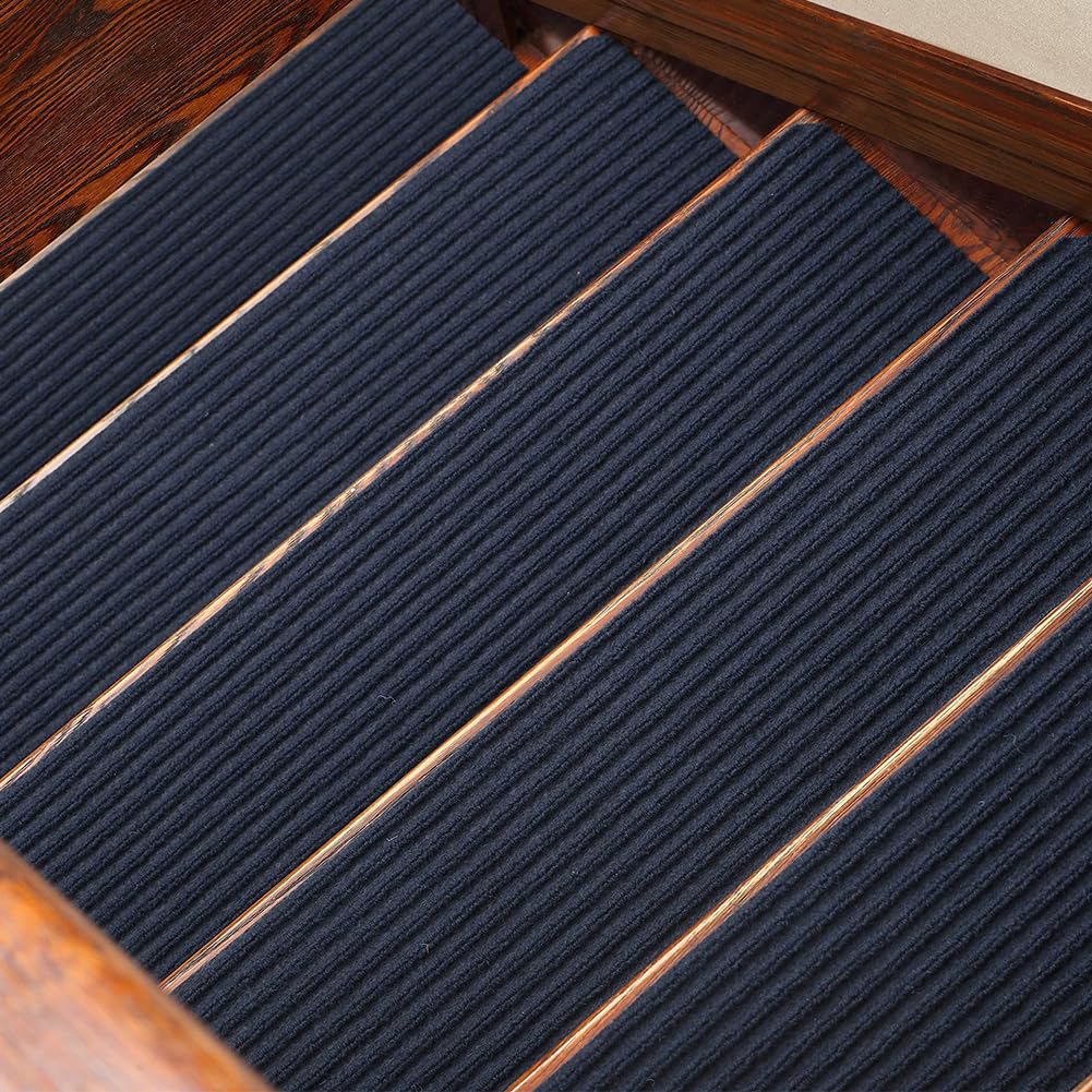 YTBHSHXZ stair treads， 7Pcs, Anti-Slip Indoor Stair Runner, Safety for Children, Elders, Dogs(H)