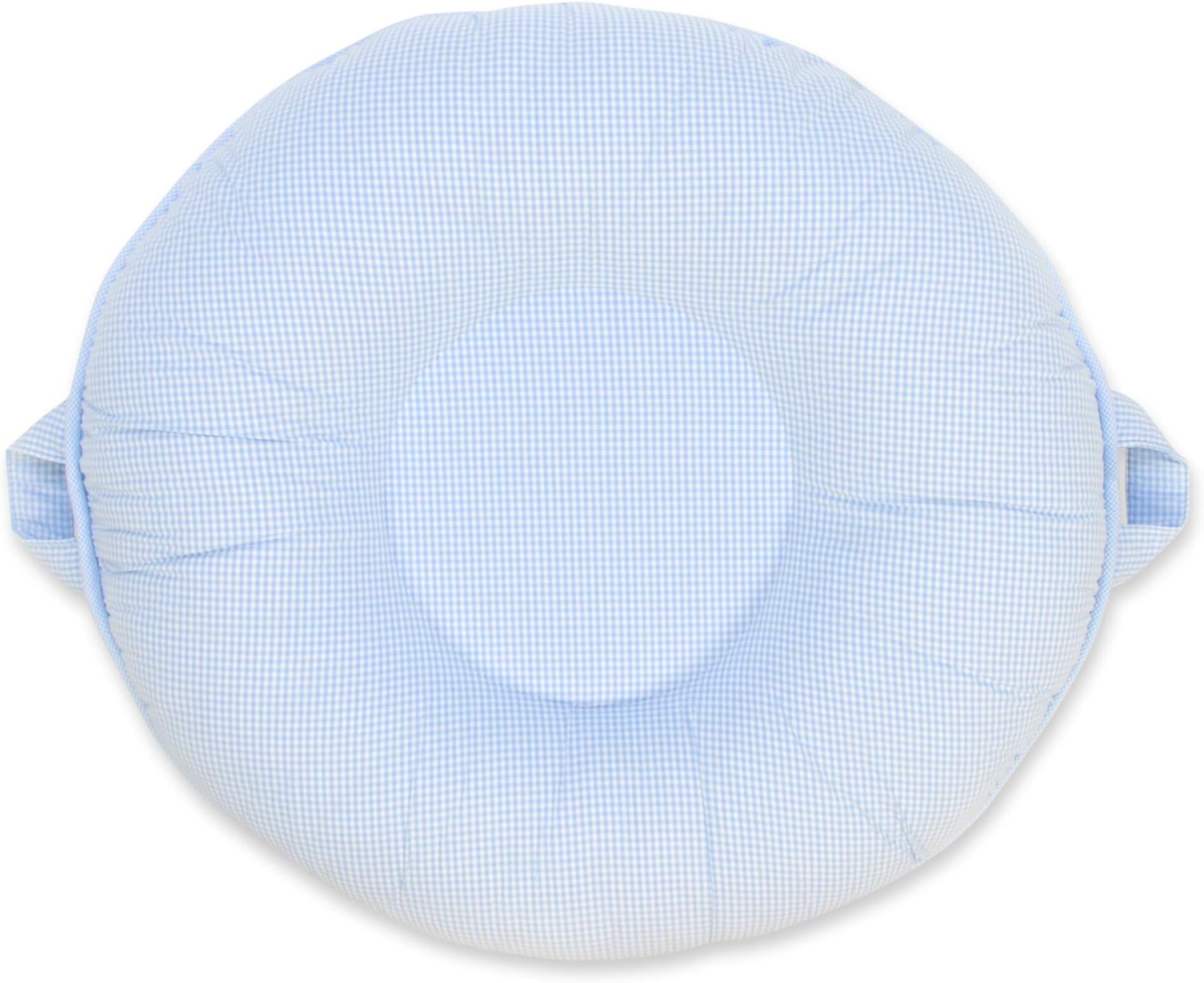 Pello Multi-use Luxe Baby, Toddler Floor Pillow/Play Mat/Lounger (Tommy/Dusty Blue)