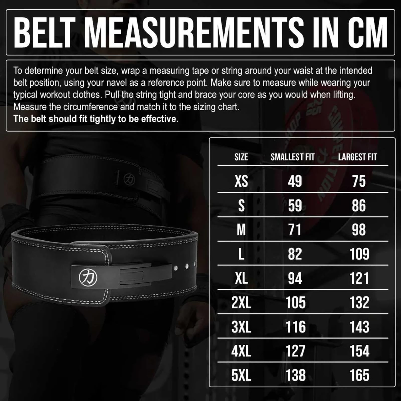 Strength Shop Cintura Powerlifting 13mm con Fibbia a Leva, Certificado IPF, Cintura Palestra Uomo e Donna, Robusta e Durevole, Cintura Pesi Palestra per stabilizza Il Core e Colonna