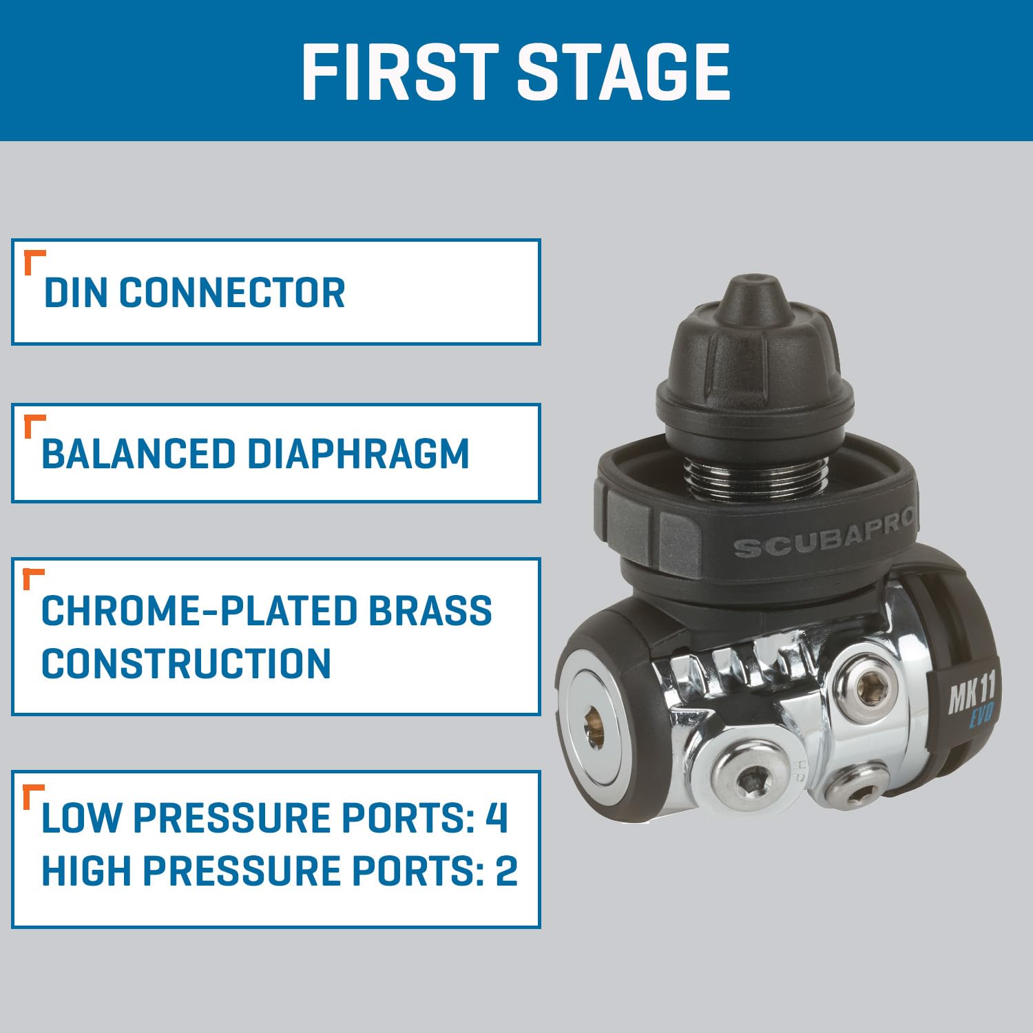 SCUBAPRO MK11 Evo DIN300/C370 Color