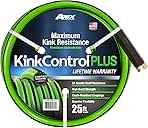 Kink Control Plus Water Hose 25ft - High Burst Strength and Superior Flexibility Garden Hoses, Outdoor Hose with Kink Resistance, Triple Frame Technology, Made in USA.