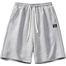 Men's Gym Shorts Loose Fit Workout Summer Athletic Shorts Casual Drawstring Elastic Waist Short Pants with Pockets
