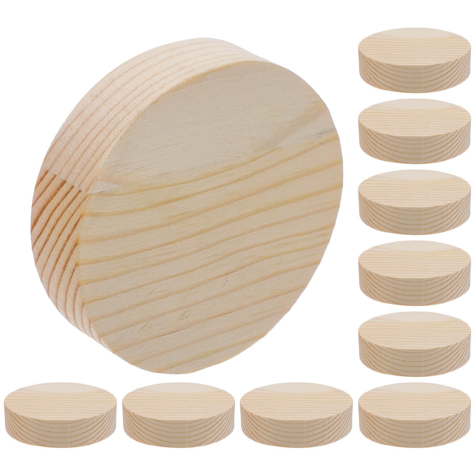 Amazon.co.jp: ARTIBETTER Diy用木製スライス 直径3.15インチ 厚さ0.79