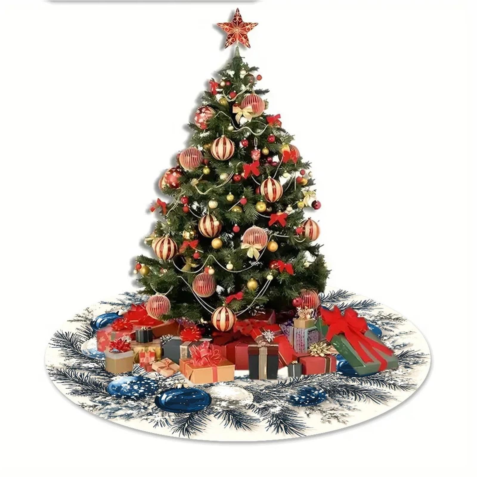 Copri Albero Gonna blu for albero di Natale