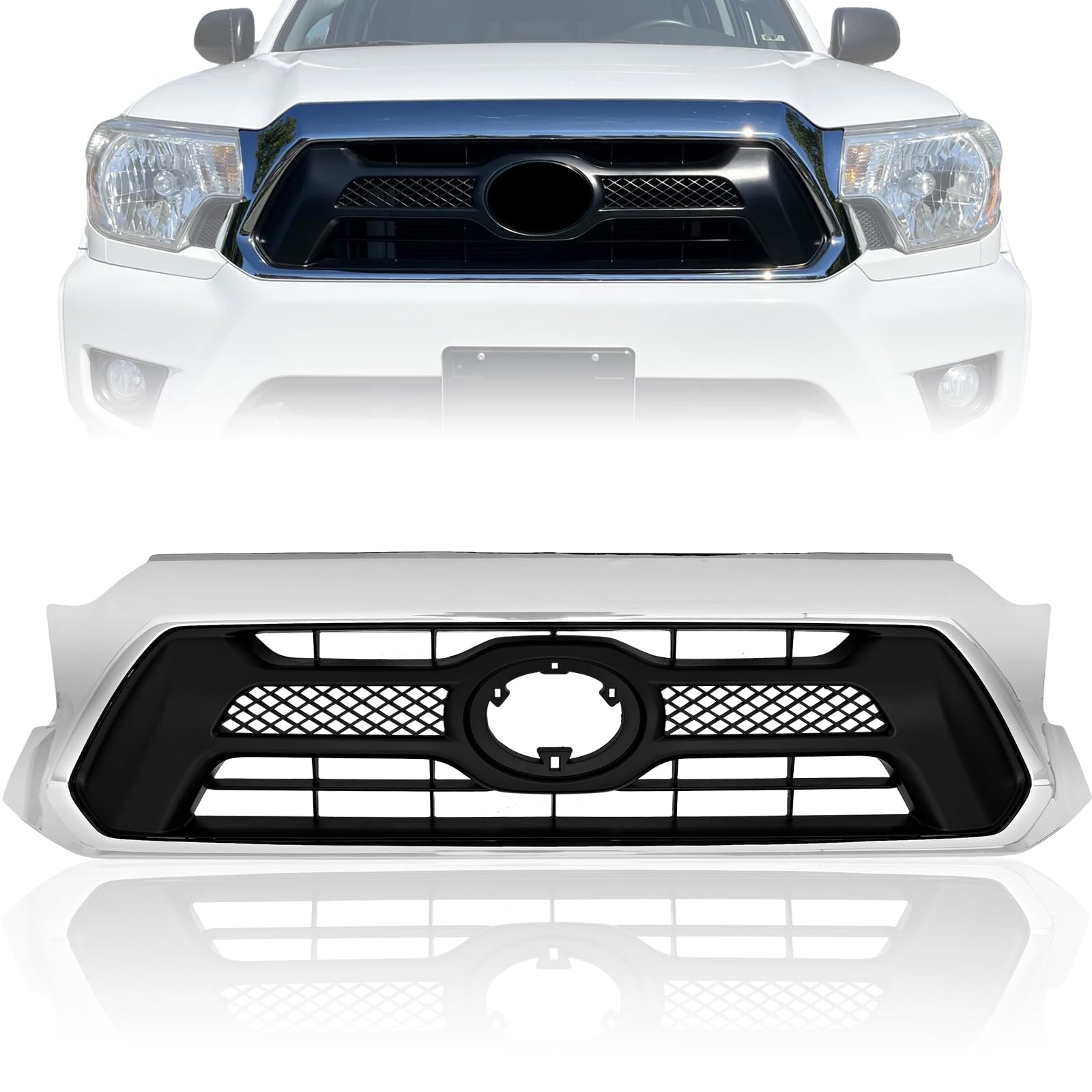 TOYOTA タコマグリル Amazon | CarPartsDepot フロントグリルグリルクロームシェルと