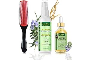 Rosemary Oil Hair Growth with Detangling Comb Set